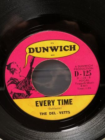 The Del-Vetts Last Time Around  on Dunwich 1st press 8.jpg