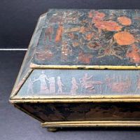 1840s Shell Collection in Victorian Decoupage Sarcophagus Box 3.jpg (in lightbox)