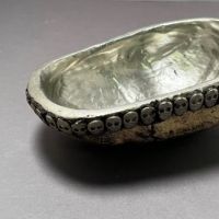 Antique Tibetan Kapala Skull Cap Lined in Silver and Silver Skulls 13.jpg