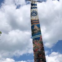 Boys Day Banner 27 Inches wide x 24 Feet Tall Warriors on Horseback with Temple 15.jpg