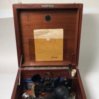 C. Plath Trommel Sextant 28459 Hamburg Germany 1940s Original Box and Fixtures 1.jpg