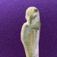 Clay Tomb Statue Egyptian Ushabti on Glued on Catalin Plastic Base 4.jpg