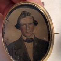 Gold Filled Broach Hand Tinted Tintype Young Man Portrait 7.jpg