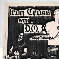Iron Cross and DOA Wed October 27 1982 Marble Bar Baltimore MD Punk Flyer 2.jpg