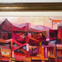 John Black Expressionist Cityscape Painting Circa 1970's 3.jpg