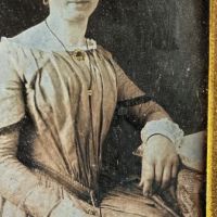 Sixth Plate Daguerrotype Hand Tinted Woman Holding Glasses 5.jpg