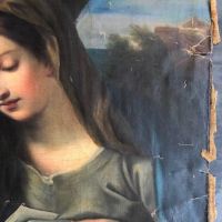 The Annunciation After Carlo Maratta Oil on Canvas Circa 1850 20.jpg