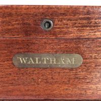 Waltham 8 Day Ship Clock in Wood Case and Key 3.jpg