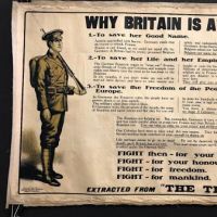 Why Britain Is At War Poster Published David Allen WWI 15.jpg