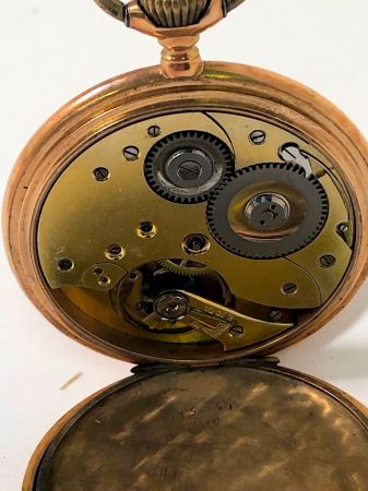 14k Gold Swiss Exported to Germany 1907 Hunting Case Pocket Watch 9.jpg