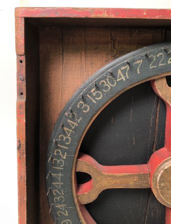 19th C. Vernacular Game of Chance Wheel in Case 2.jpg