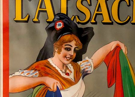French Poster by Dorfi L’ Alsacienne Verft alle stoffen Stone Litho 15.jpg