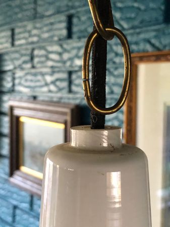 Hanging Lamp Attributed to Hans-Agne Jakobsson White Pendant 3.jpg