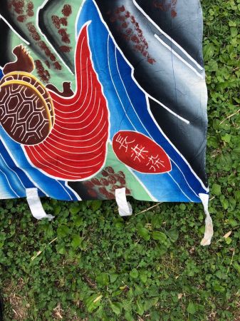 Japanese Boys Day Banner Nobori Turtle and Crain 17.jpg