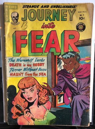 Journey Into Fear No. 7 May 1952 Published by Superior Comic 1.jpg