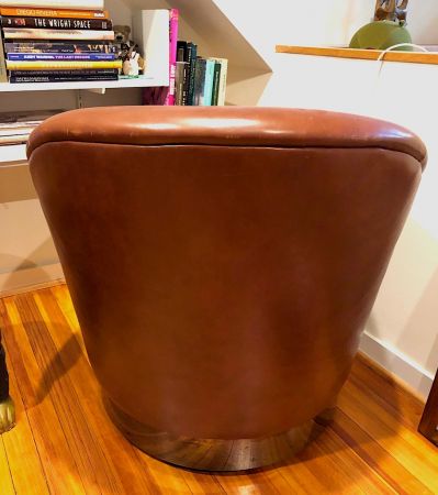 Karl Springer Brown Leather Chairs 10.jpg