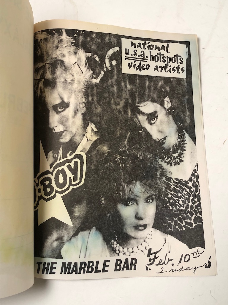 Edie Massey Signed Postcard with Rock Scene Marble Bar Punk Venue Zine 1984 11.jpg