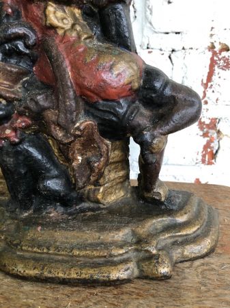 Painted Cast Iron Door Stop Depicting Punch and His Dog Toby 16.jpg