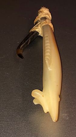 Solomon Island Trolling Lure Mother Of Pearl with Turtle Shell Carved Hook 9.jpg
