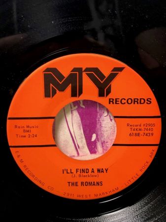 The Romans I’ll Find A Way on My Records with Picture Sleeve 4.jpg