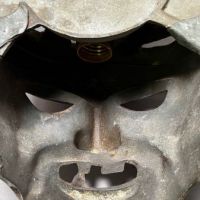 American Art Deco Aluminum Pirate Mask Wall Sconce Theatre Amusement Park circa 1930s 13.jpg