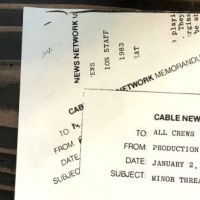 Cable News Network Minor Threat Flyer January 2nd 1983 4 (in lightbox)