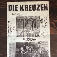 Die Kreuzen flyer with Shell Shock Thursday July 17th 1986 at Jed’s 1.jpg