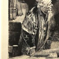 Dr Faustus in His Study Etching by Rembrandt Framed 3.jpg