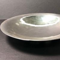 Hand Signed Georg Jensen Silver Hammered Center Bowl Circa 1920 10.jpg