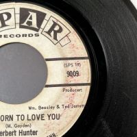 Herbert Hunter I Was Born To Love You b:w Rush Away From The Table on Spar Records Promo 3.jpg