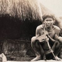 Igorrote Bontoc Mt. P.I. Real Photographic Postcard Circa 1910 Headhunter Philippines 5.jpg