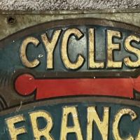 La Francaise Diamant Cycle Tin Lithograph Sign 7.jpg