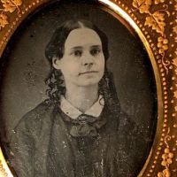 Ninth Plate  Daguerreotype in Case By Tyler and Co. Boston Woman Portrait in Ornate Mat 12.jpg