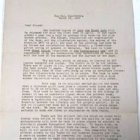 Signed Typed Letter by Henry Miller 3 (in lightbox)