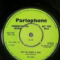 The Game The Addicted Man b:w Help Me Mummy’s Gone on Parlophone UK Pressing Promo w: Factory Sleeve 9.jpg