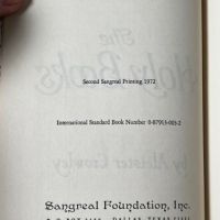 The Holy Books by Aleister Crowley 2nd edition Sangreal Foundation 1972 Hardback with DJ 7.jpg