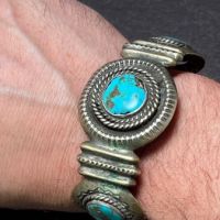 Unsigned Silver Pawn Navajo Cuff Circa 1930s 9.jpg