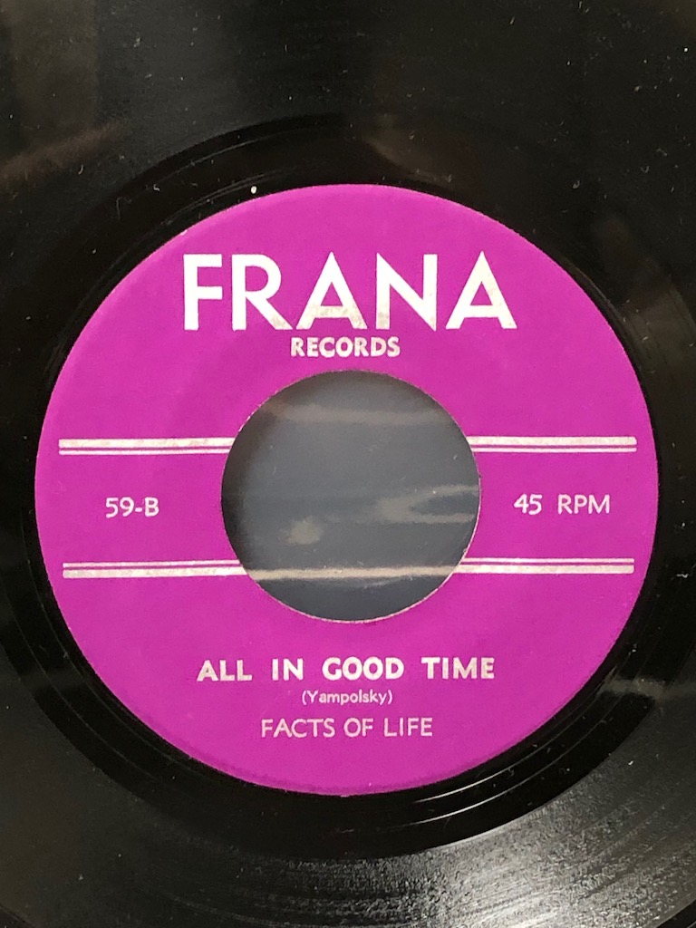 Facts of Life I've Seen Darker Nights b:w  All In Good Time on Frana  Records 7.jpg