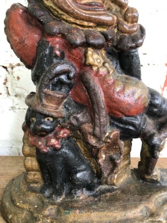 Painted Cast Iron Door Stop Depicting Punch and His Dog Toby 17.jpg