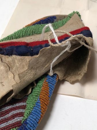 Pair of late 19th Indian Moccasins with American Flag Beaded 3.jpg