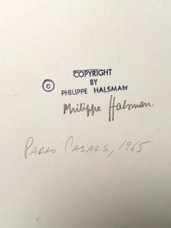 Signed Philippe Halsman Photographed with Stamp Pablo Casals 1965 11.jpg