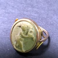 19th C. 585 Gold Ring with Grand Tour High Releif Cameo 12.JPG