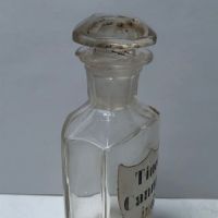 19th C. Apothecary Bottle with Original Stopper Tinct. Cannab. ind. Tinture of Cannabis 3.jpg (in lightbox)