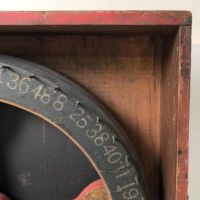 19th C. Vernacular Game of Chance Wheel in Case 3 (in lightbox)