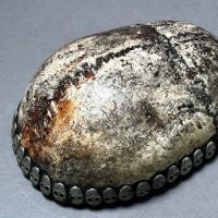 Antique Tibetan Kapala Skull Cap Lined in Silver and Silver Skulls 2.jpg