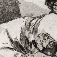 Chiton plate 28 from the series Los Caprichos Francisco Goya Hush 8.jpg