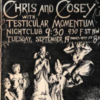 Chris and Cosey at 930 Club September 19 1989 Flyer 7 (in lightbox)