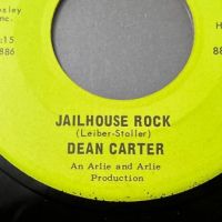 Dean Carter Jailhouse Rock b:w Rebel Woman on Milky Way Records 3 (in lightbox)