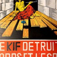 Le Kif Détruit Le Corset L’esprit Anti-herion poster 1970s Artist Benjelloun 2.jpg