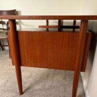 Mid-Century Modern Danish Teak Arne Vodder Style Floating Top Desk 6.jpg